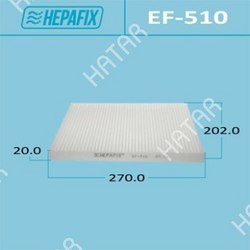 HEPAFIX Салонный фильтр ac-510 hepafix 1/42
