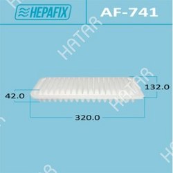 HEPAFIX Воздушный фильтр a-741 hepafix 1/80