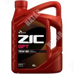 ZIC Zic трансм. gft 75w90 gl-4/5 4л синт., допуски mt-1, zf, man, scania 1/4