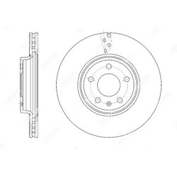 G-BRAKE Диск тормозной вентилируемый g-brake
