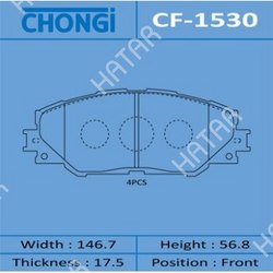CHONGI Колодки дисковые chongi front 1/12