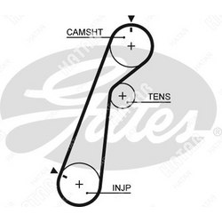 GATES Ремень зубчатый 101 x 30 8597-15478