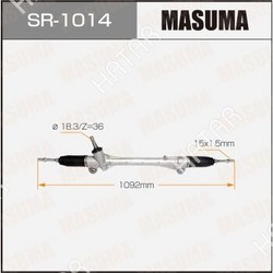 MASUMA Рейка рулевая masuma, rhd правый руль