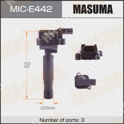 MASUMA Катушка зажигания masuma, mercedes-benz c-class w204, e-class w212 / m271.820, m271.948