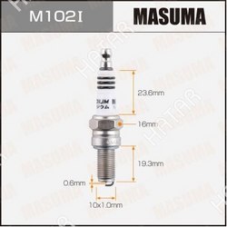 MASUMA Свеча зажигания masuma iridium cr7eix