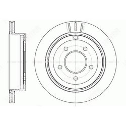 G-BRAKE Диск тормозной вентилируемый g-brake