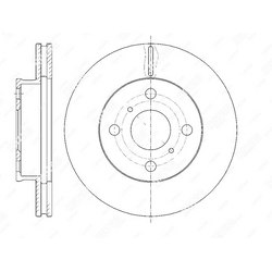 G-BRAKE Диск тормозной вентилируемый g-brake