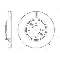 G-BRAKE Диск тормозной вентилируемый g-brake
