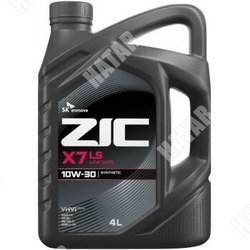 ZIC Zic x7 ls 10w30 sn/sm/cf, acea c3 4л бензин, синтетика 1/4