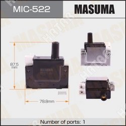 MASUMA Катушка зажигания masuma, accord, civic / d15z1, f18a3, f20a4