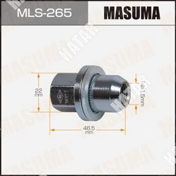 MASUMA Гайка masuma 14x1.5мм, l=46.5мм, под ключ=22мм/ land rover