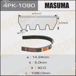 MASUMA Ремень ручейковый masuma