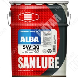 SANLUBE Масло моторное 5w-30 sp/gf-6a 20л синтетика