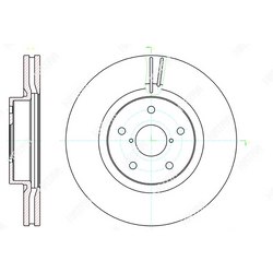 G-BRAKE Диск тормозной вентилируемый g-brake