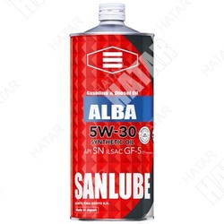 SANLUBE Масло моторное 5w-30 sp/gf-6a 1л синтетика