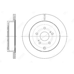 G-BRAKE Диск тормозной вентилируемый g-brake