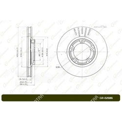 G-BRAKE Диск тормозной g-brake
