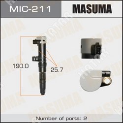 MASUMA Катушка зажигания masuma, almera, terrano / f4r, k4m
