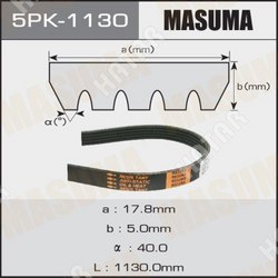 MASUMA Ремень ручейковый masuma