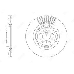 G-BRAKE Диск тормозной вентилируемый g-brake