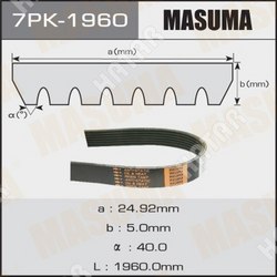 MASUMA Ремень ручейковый masuma