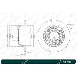 G-BRAKE Диск тормозной g-brake