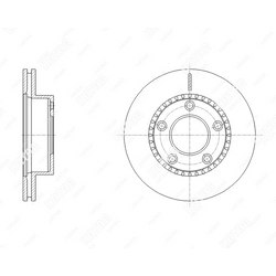 G-BRAKE Диск тормозной вентилируемый g-brake