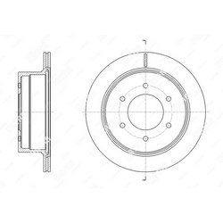 G-BRAKE Диск тормозной вентилируемый g-brake