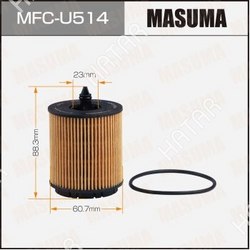 MASUMA Масляный фильтр oe902j masuma lhd