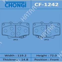 CHONGI Колодки дисковые chongi front 1/16