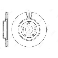G-BRAKE Диск тормозной вентилируемый g-brake