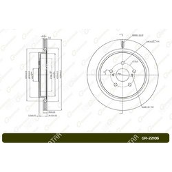 G-BRAKE Диск тормозной g-brake