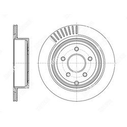 G-BRAKE Диск тормозной вентилируемый g-brake