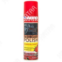 ABRO Полироль панели abro masters клубника, аэроз.220мл 1/24