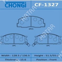 CHONGI Колодки дисковые chongi front 1/16