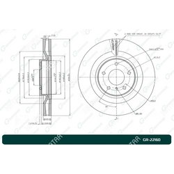 G-BRAKE Диск тормозной g-brake