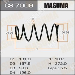 MASUMA Пружина подвески masuma rear forester/ sg5