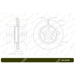 G-BRAKE Диск тормозной g-brake