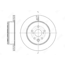 G-BRAKE Диск тормозной вентилируемый g-brake