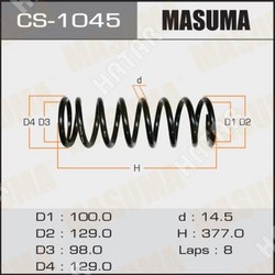 MASUMA Пружина подвески masuma rear ipsum/ sxm15g