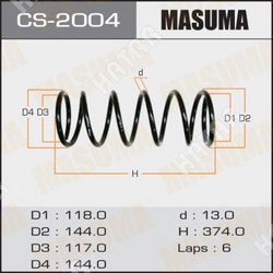 MASUMA Пружина подвески masuma rear presage/ u30