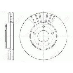 G-BRAKE Диск тормозной вентилируемый g-brake