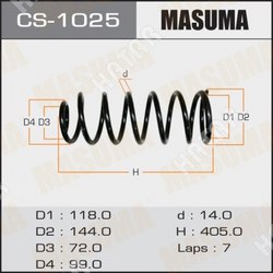 MASUMA Пружина подвески masuma rear hilux surf/ kzn185, kdn185