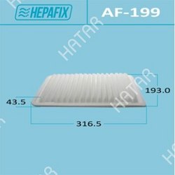 HEPAFIX Воздушный фильтр a-199 hepafix 1/60