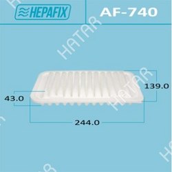 HEPAFIX Воздушный фильтр a-740 hepafix 1/80
