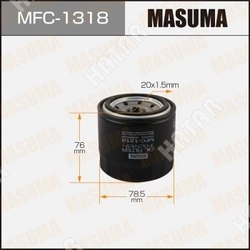 MASUMA Масляный фильтр c-307 masuma
