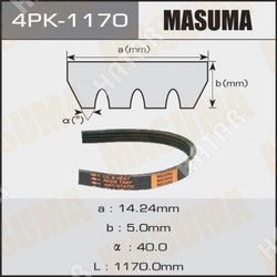 MASUMA Ремень ручейковый masuma
