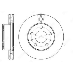 G-BRAKE Диск тормозной вентилируемый g-brake