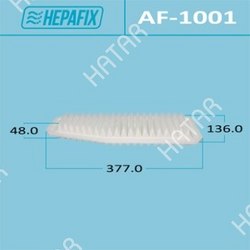 HEPAFIX Воздушный фильтр a-1001 hepafix 1/40