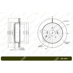 G-BRAKE Диск тормозной g-brake